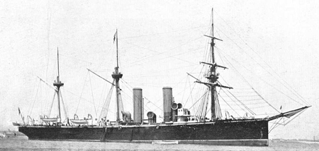 HMS Leander, sister ship of HMS Phaeton